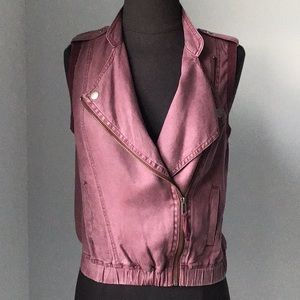 BP Utility Moto Zippered Vest Size XS